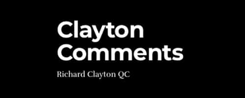 RICHARD CLAYTON QC CASE STUDY
